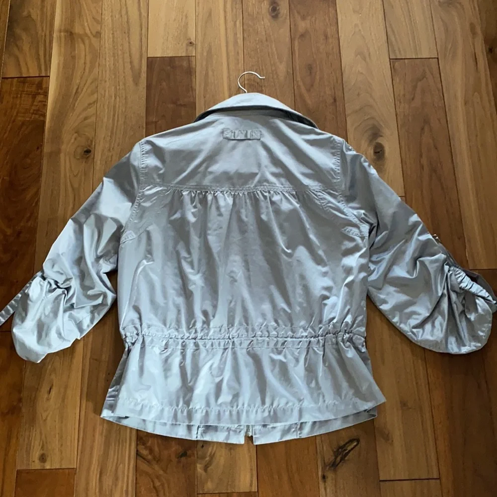 Guess Metallic Moto Jacket Y2K 90s Style Junior Size L